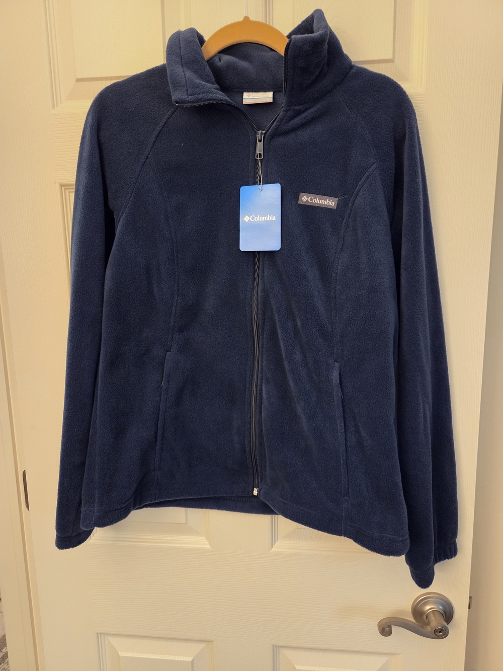 Columbia Women's Navy Full-Zip Fleece Jacket